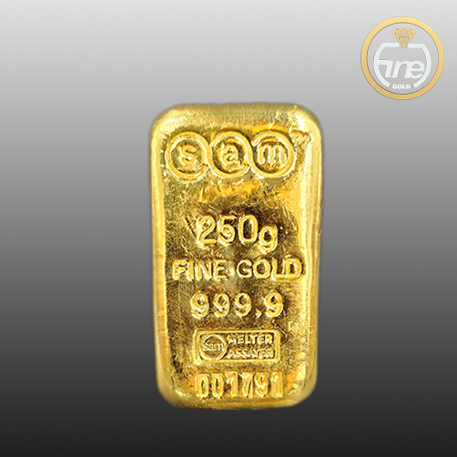سبيكة ذهب إماراتية 250 جرام