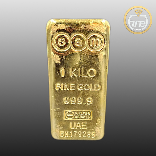 سبيكة ذهب إماراتية 1 كجم