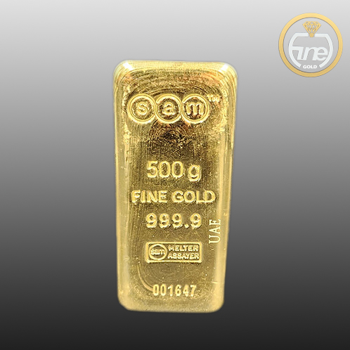 سبيكة ذهب إماراتية 500 جرام